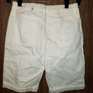 White Midi Shorts